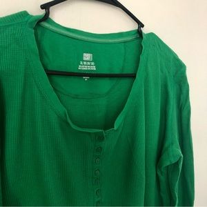 Green Faded Glory Top